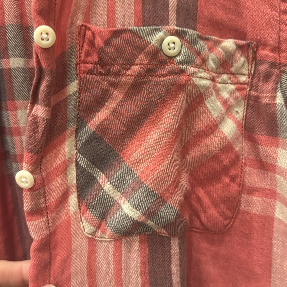 Denim & Supply Ralph Lauren Red Plaid Button-Down Shirt - Picture 2 of 5